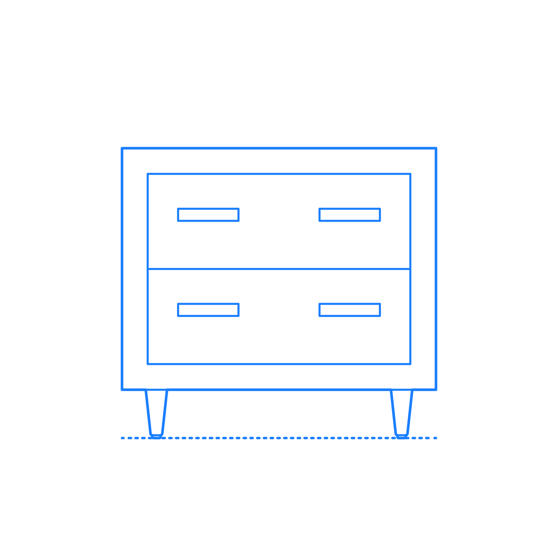 Furniture Nightstands Nomi Nightstand Line Art Illustration Svg Free Vectors